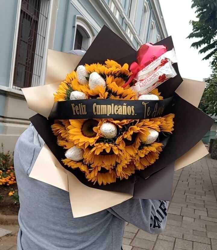 Ramo Buchón 50 Girasoles